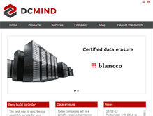 Tablet Screenshot of dcmind.com